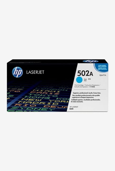 HP 502A LaserJet Q6471A Toner Cartridge Cyan HP 502A LaserJet Q6471A Toner Cartridge Cyan
