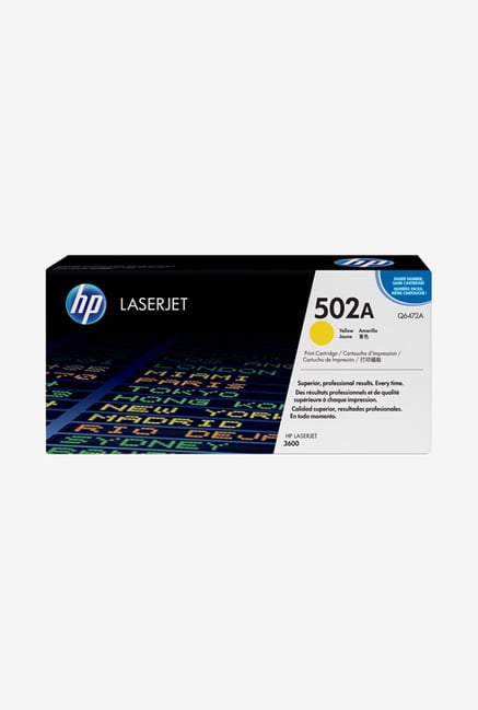 HP 502A LaserJet Q6472A Toner Cartridge Yellow HP 502A LaserJet Q6472A Toner Cartridge Yellow