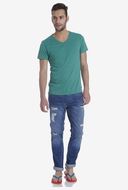 Jack & Jones Green T Shirt Jack & Jones Green T Shirt
