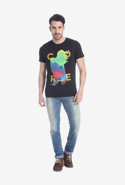 Jack & Jones Black Graphic T Shirt Jack & Jones Black Graphic T Shirt