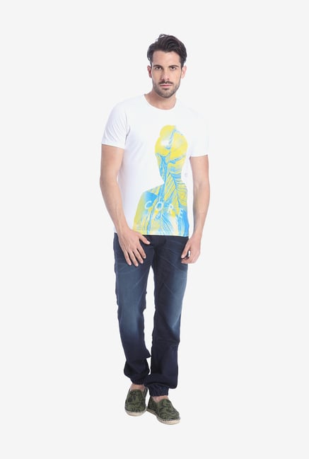 Jack & Jones White Graphic T Shirt Jack & Jones White Graphic T Shirt