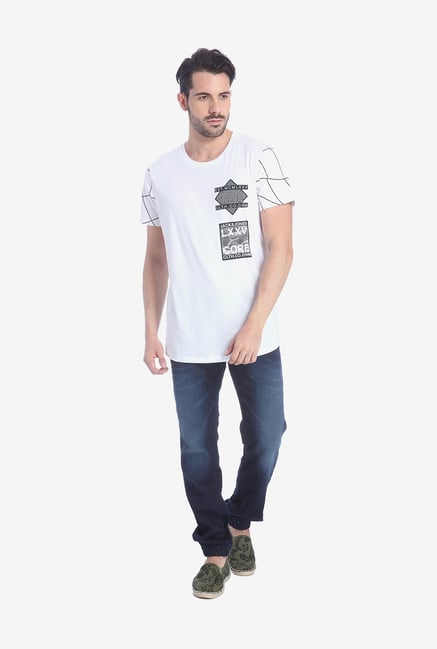 Jack & Jones White Graphic T Shirt Jack & Jones White Graphic T Shirt