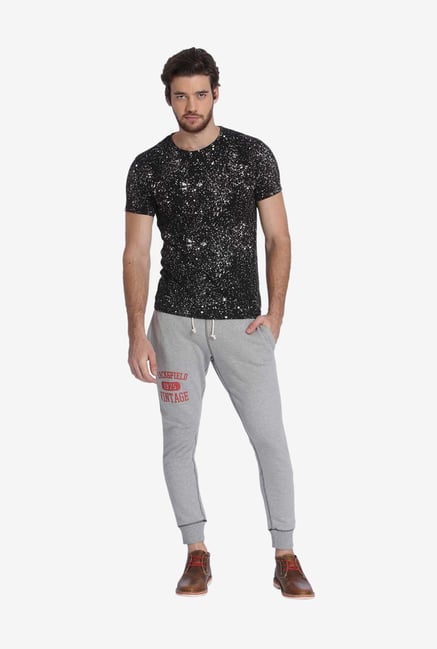 Jack & Jones Black Printed T Shirt Jack & Jones Black Printed T Shirt