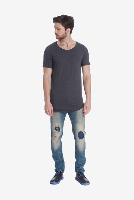 Jack & Jones Dark Grey T Shirt Jack & Jones Dark Grey T Shirt