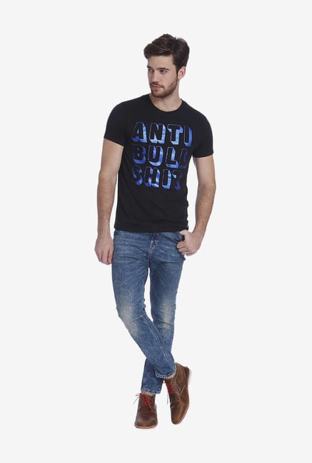 Jack & Jones Black Graphic T Shirt Jack & Jones Black Graphic T Shirt