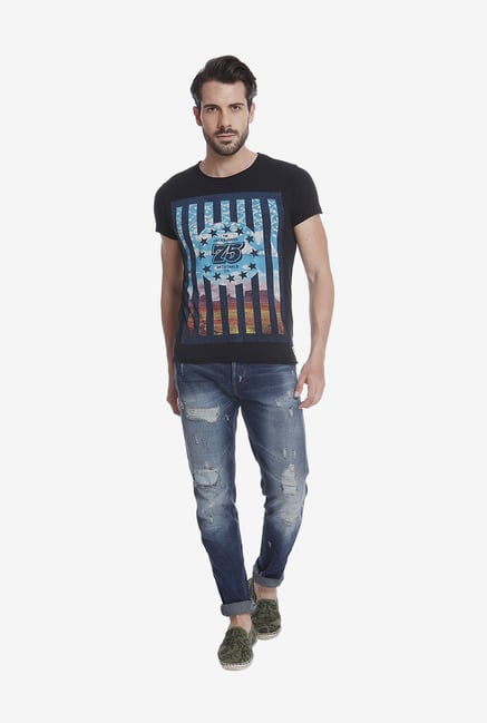 Jack & Jones Black Graphic T Shirt Jack & Jones Black Graphic T Shirt