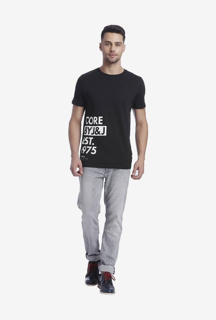 Jack & Jones Black Graphic T Shirt Jack & Jones Black Graphic T Shirt