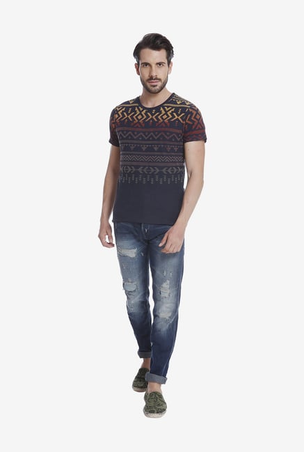 Jack & Jones Multicolor Print T Shirt Jack & Jones Multicolor Print T Shirt