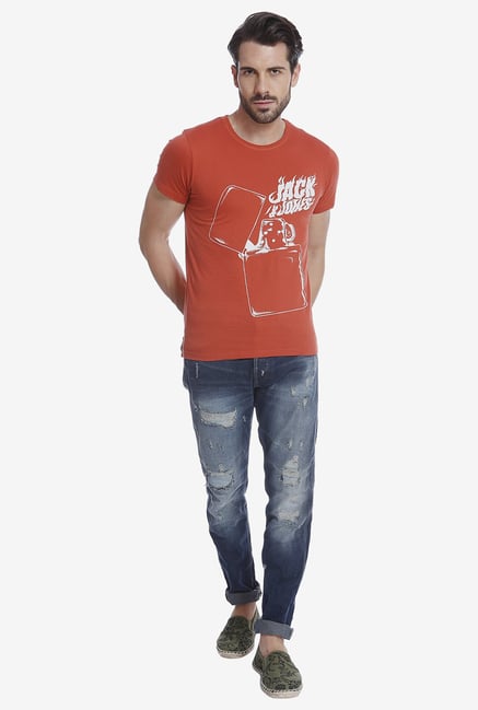 Jack & Jones Tabasco Graphic T Shirt Jack & Jones Tabasco Graphic T Shirt