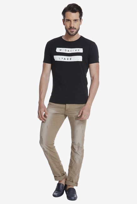 Jack & Jones Black Graphic T Shirt Jack & Jones Black Graphic T Shirt