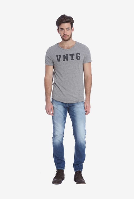 Jack & Jones Grey T Shirt Jack & Jones Grey T Shirt