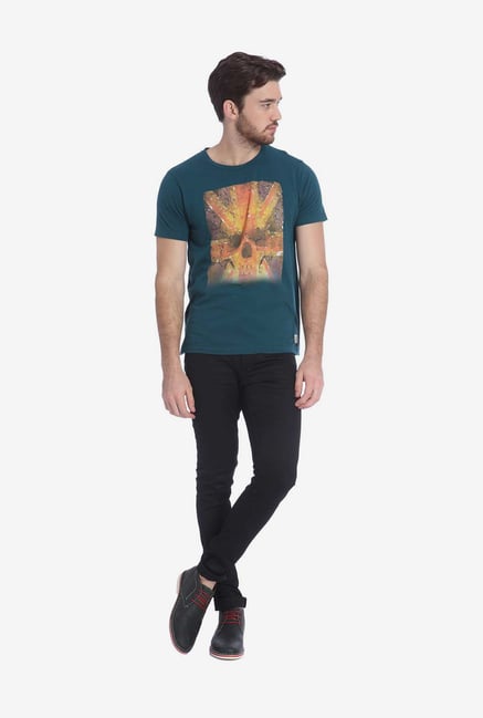 Jack & Jones Dark Green Graphic T Shirt Jack & Jones Dark Green Graphic T Shirt