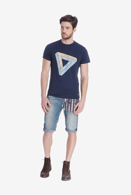 Jack & Jones Navy Graphic T Shirt Jack & Jones Navy Graphic T Shirt