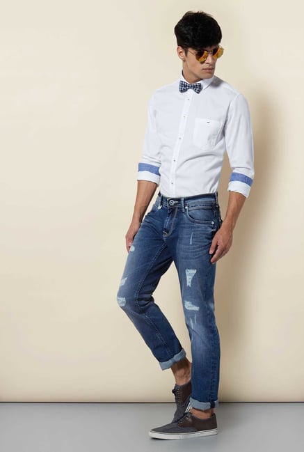 Lawman White Full Sleeve Casual Shirt Lawman White Full Sleeve Casual Shirt