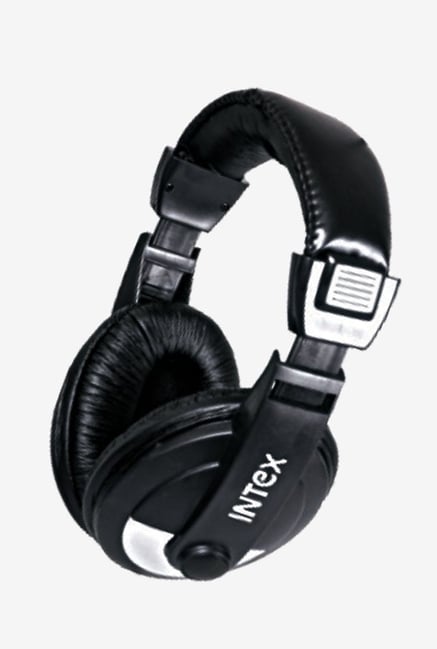 Intex Mega Over Ear Headphone Black Intex Mega Over Ear Headphone Black