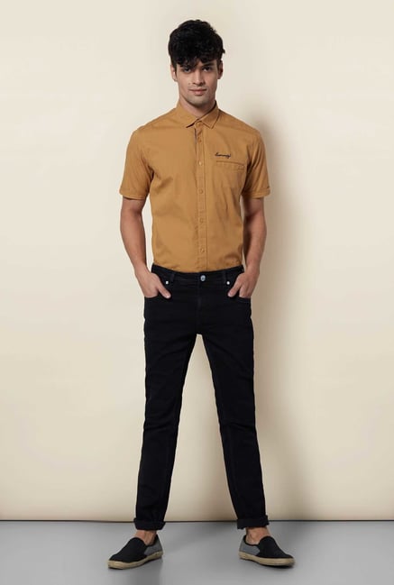 Lawman Khaki Short Sleeve Casual Shirt Lawman Khaki Short Sleeve Casual Shirt