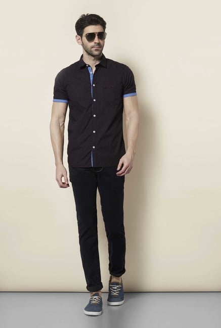 Lawman Black Short Sleeve Casual Shirt Lawman Black Short Sleeve Casual Shirt