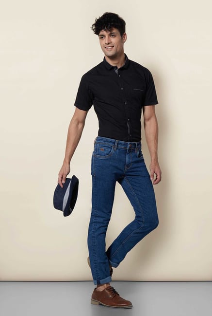 Lawman Black Short Sleeve Casual Shirt Lawman Black Short Sleeve Casual Shirt