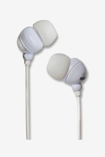 Maxell Plugs In the Ear Headphone White Maxell Plugs In the Ear Headphone White