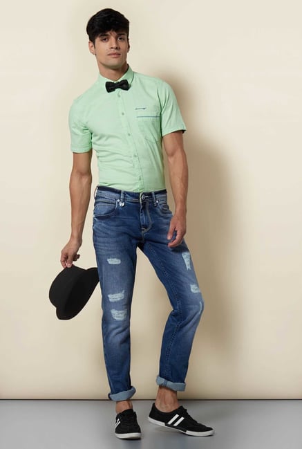 Lawman Green Short Sleeve Casual Shirt Lawman Green Short Sleeve Casual Shirt