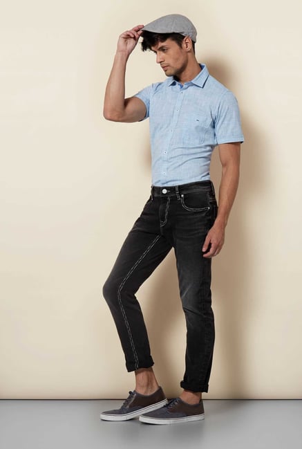 Lawman Blue Short Sleeve Casual Shirt Lawman Blue Short Sleeve Casual Shirt