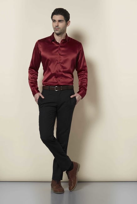 Lawman Red Full Sleeve Casual Shirt Lawman Red Full Sleeve Casual Shirt