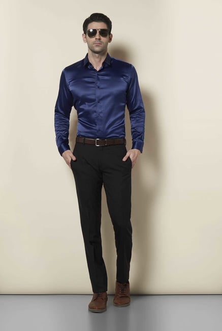 Lawman Navy Full Sleeve Casual Shirt Lawman Navy Full Sleeve Casual Shirt