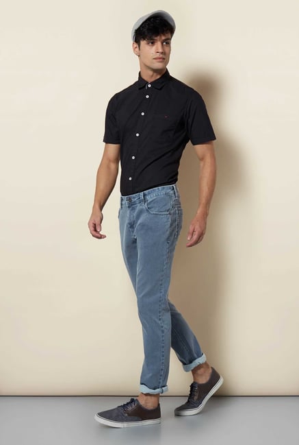 Lawman Black Short Sleeve Casual Shirt Lawman Black Short Sleeve Casual Shirt