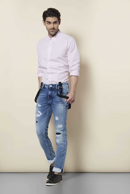 Lawman Pink Full Sleeve Casual Shirt Lawman Pink Full Sleeve Casual Shirt
