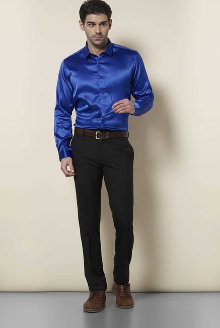 Lawman Royal Blue Full Sleeve Casual Shirt Lawman Royal Blue Full Sleeve Casual Shirt