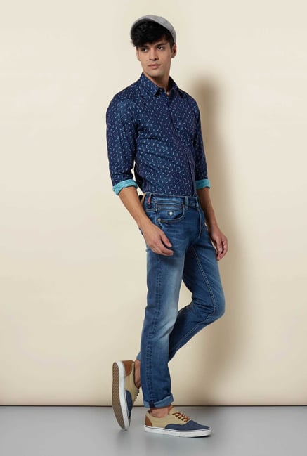 Lawman Blue Full Sleeve Casual Shirt Lawman Blue Full Sleeve Casual Shirt