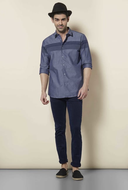 Lawman Steel Grey Full Sleeve Casual Shirt Lawman Steel Grey Full Sleeve Casual Shirt