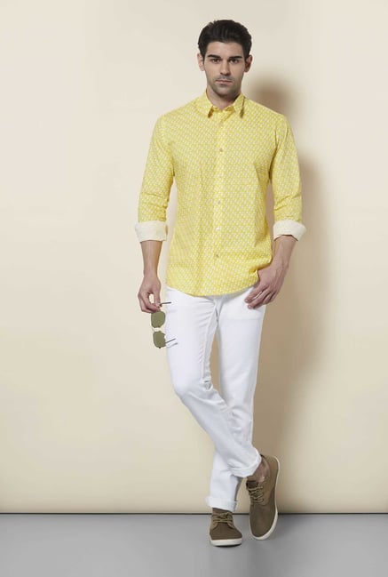 Lawman Lemon Full Sleeve Casual Shirt Lawman Lemon Full Sleeve Casual Shirt