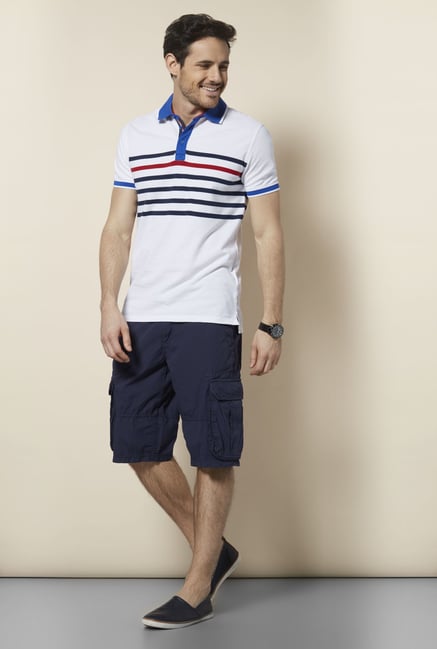 celio* Off White Polo T Shirt celio* Off White Polo T Shirt