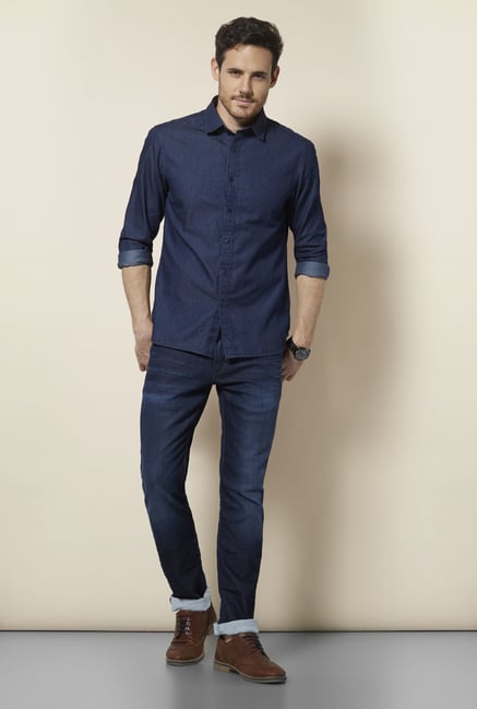 celio* Blue Slim Fit Jeans celio* Blue Slim Fit Jeans