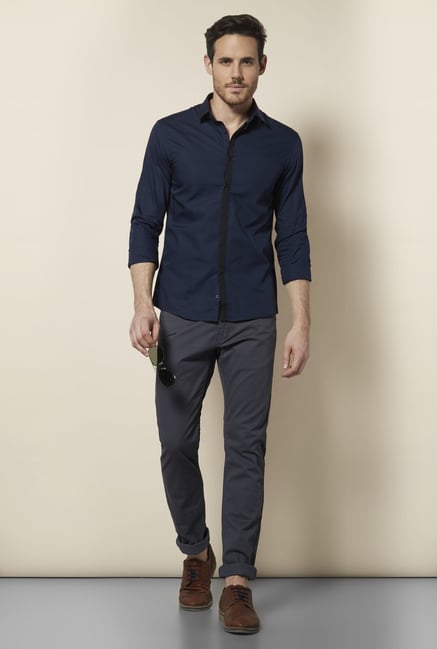 celio* Blue Encre Casual Shirt celio* Blue Encre Casual Shirt