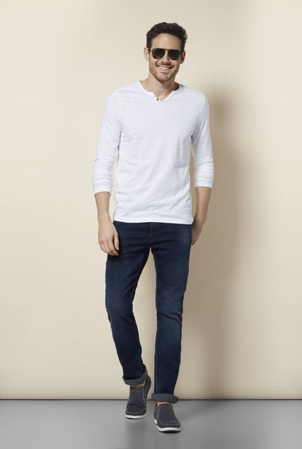 celio* White Snug Fit T Shirt celio* White Snug Fit T Shirt