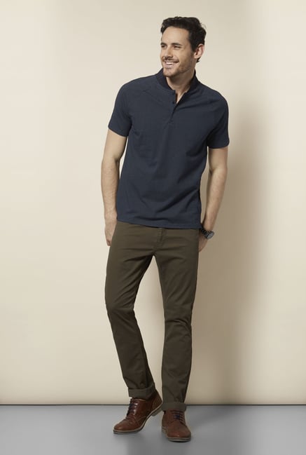 celio* Navy Printed T Shirt celio* Navy Printed T Shirt