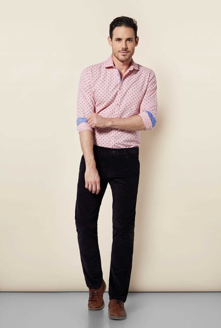 Easies Dark Navy Linen Trouser Easies Dark Navy Linen Trouser