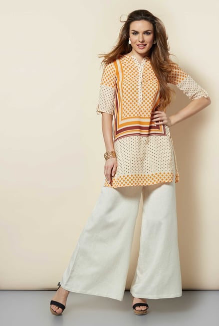 109 F Beige Linen Palazzo 109 F Beige Linen Palazzo