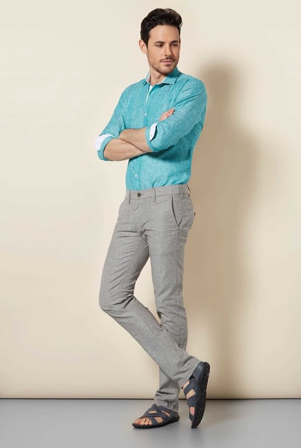 Easies Wood Smoke Slim Fit Trouser Easies Wood Smoke Slim Fit Trouser