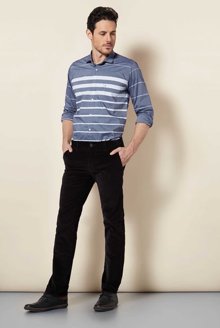 Easies Navy & White Stripe Shirt Easies Navy & White Stripe Shirt