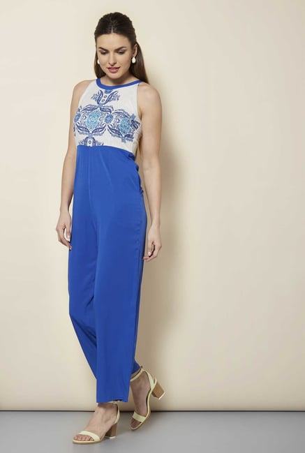 109 F Blue Print Jumpsuit 109 F Blue Print Jumpsuit