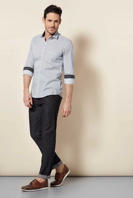 Easies White Cotton Shirt Easies White Cotton Shirt