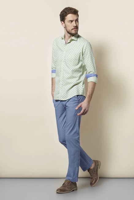 Easies Green Oasis Print Shirt Easies Green Oasis Print Shirt