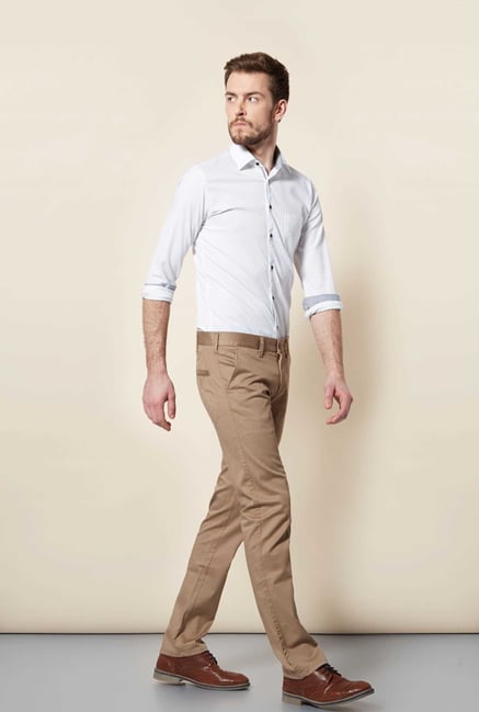 Easies White Slim Fit Shirt Easies White Slim Fit Shirt