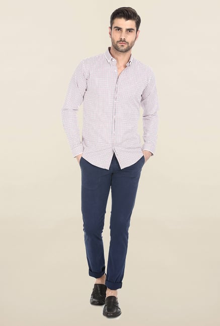 Basics White Dobby Weave Shirt Basics White Dobby Weave Shirt