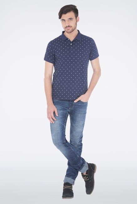 Basics Navy Vintage Washed Jeans Basics Navy Vintage Washed Jeans