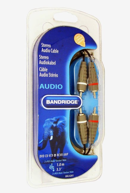 Bandridge BAL4201 Audio Cable Blue Bandridge BAL4201 Audio Cable Blue
