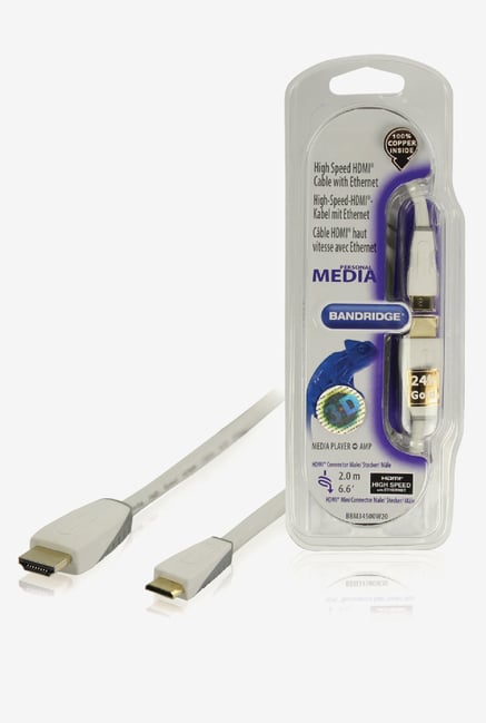Bandridge BBM34500W20 HDMI Cable White Bandridge BBM34500W20 HDMI Cable White